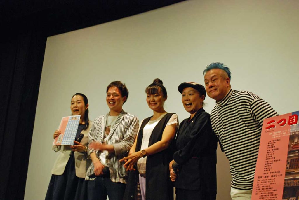 林家しん平監督ほか出演者が登壇。スタッフ、キャストも落語家で撮った映画「二つ目物語」の舞台挨拶をレポート。 落語系情報サイト 噺HANASHI